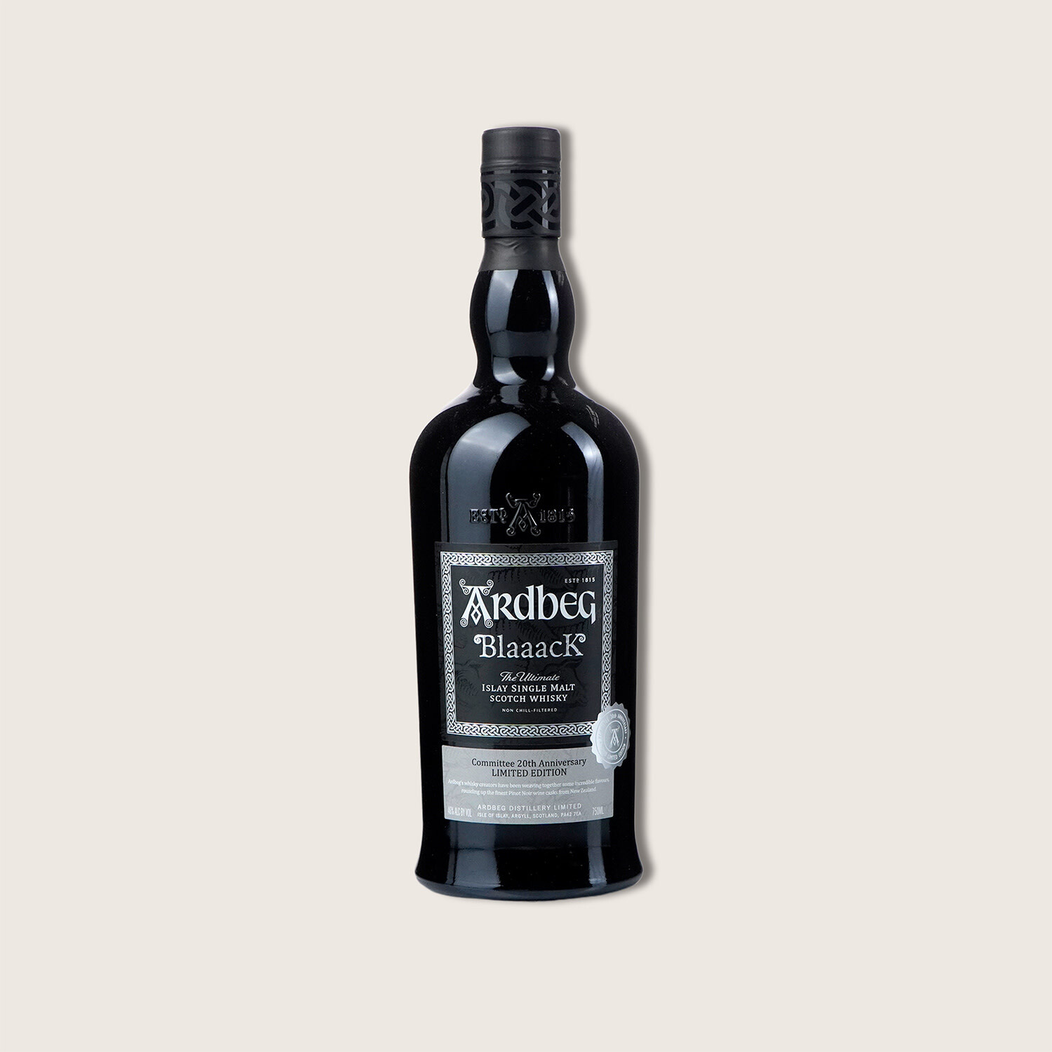 Ardbeg Blaaack Committee 20th Anniversary Release Scotch $348