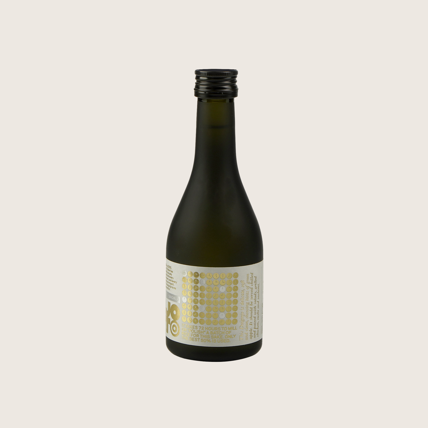 Joto One with the Clocks Daiginjo Sake 300ml 寿刀大吟醸 $22