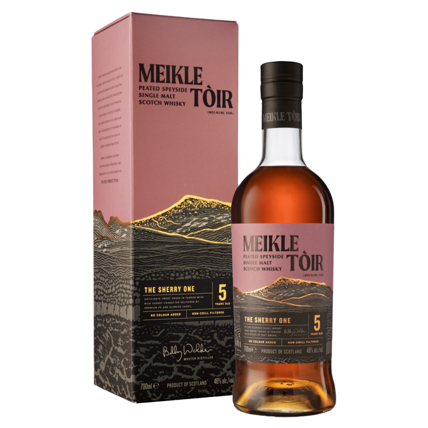 Meikle Toir 5 Year Old The Sherry One Peated Speyside Scotch $69