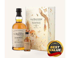 The Balvenie DoubleWood 12 Year A Gift Shaped Gift Set $72 - Uncle