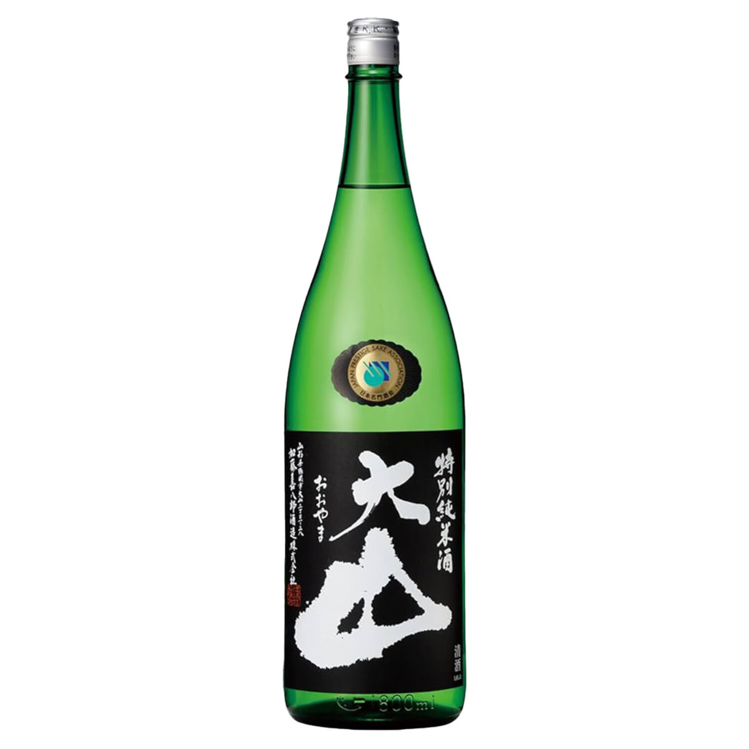 Ohyama Tokubetsu Junmai Big Mountain Sake 1.8L 大山 特別純米酒 $58