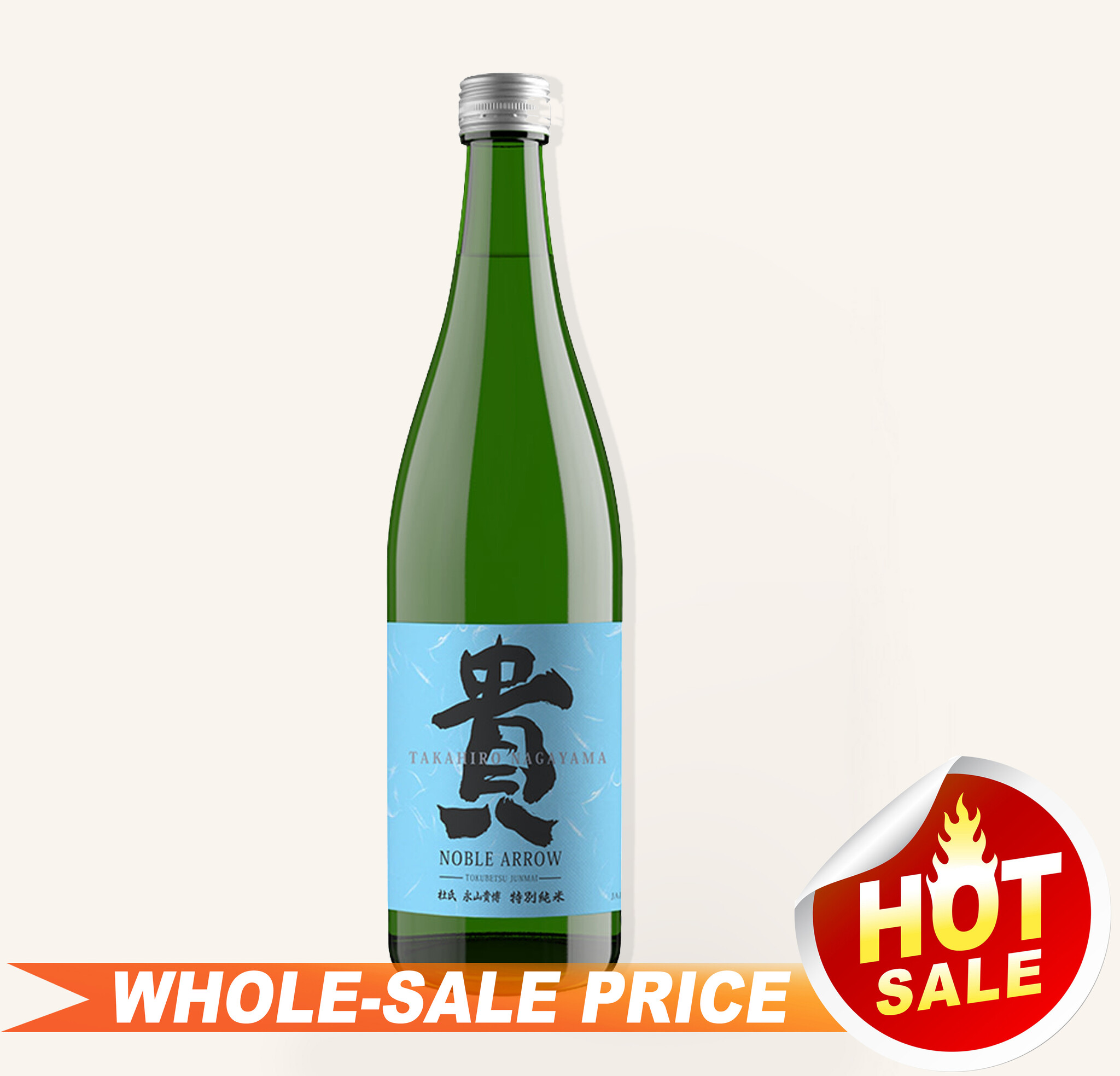 Taka Noble Arrow Tokubetsu Junmai Namazake 720ml $36 - Uncle