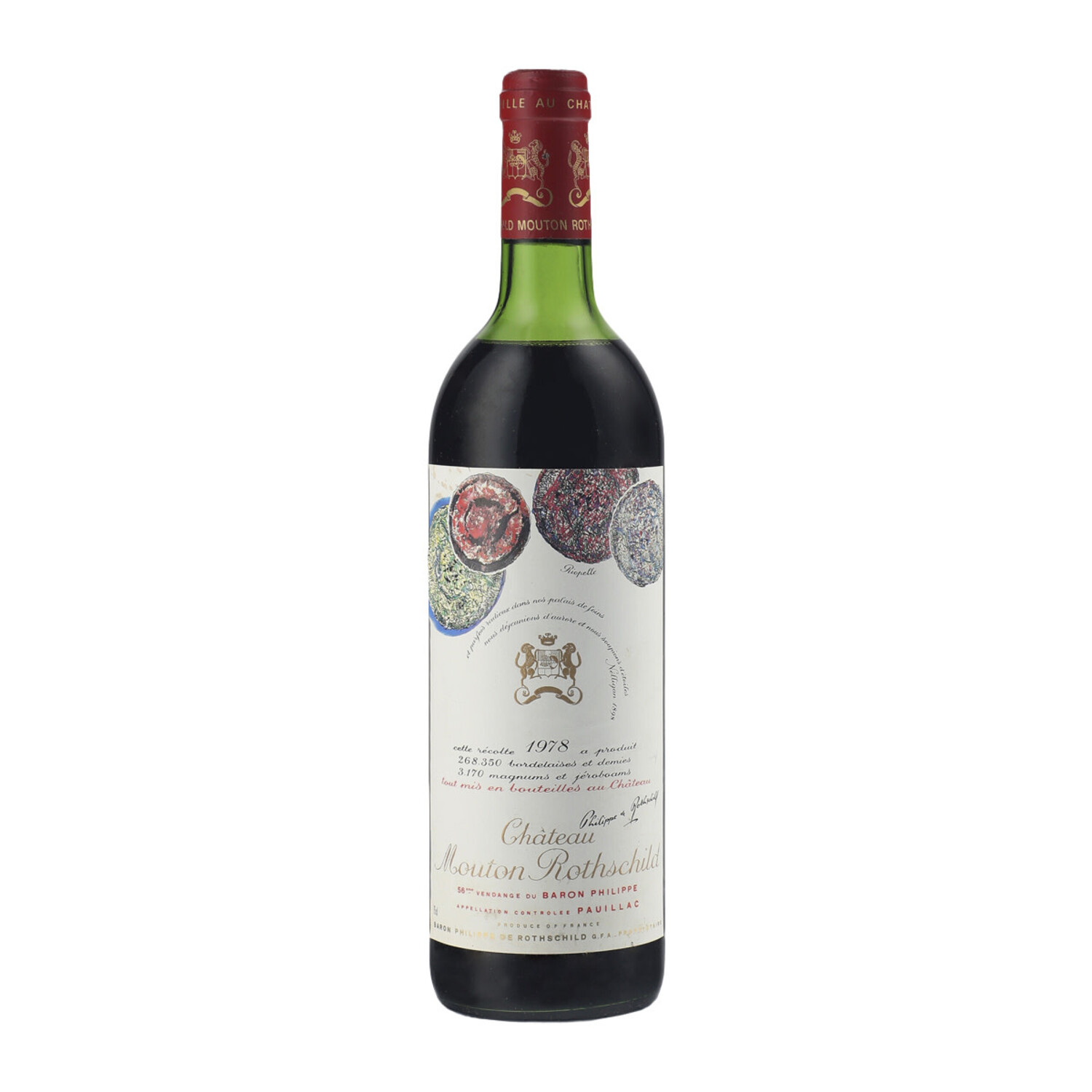 Château Mouton Rothschild 1978 赤ワイン Chateau Mouton Rothschild Pauillac Bordeaux Red Blends 1978 750ml