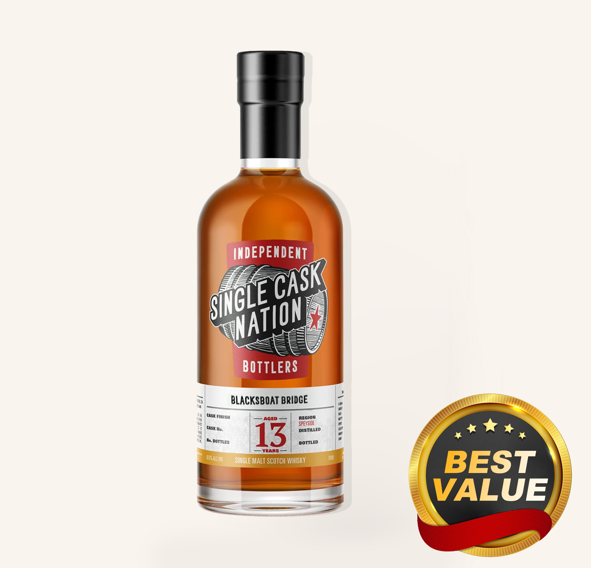SINGLE CASK NATION BLACKSBOAT BRIDGE 13年 Single Cask Nation Blacksboat Bridge 13 Yr 2013 Cask#180642 $119