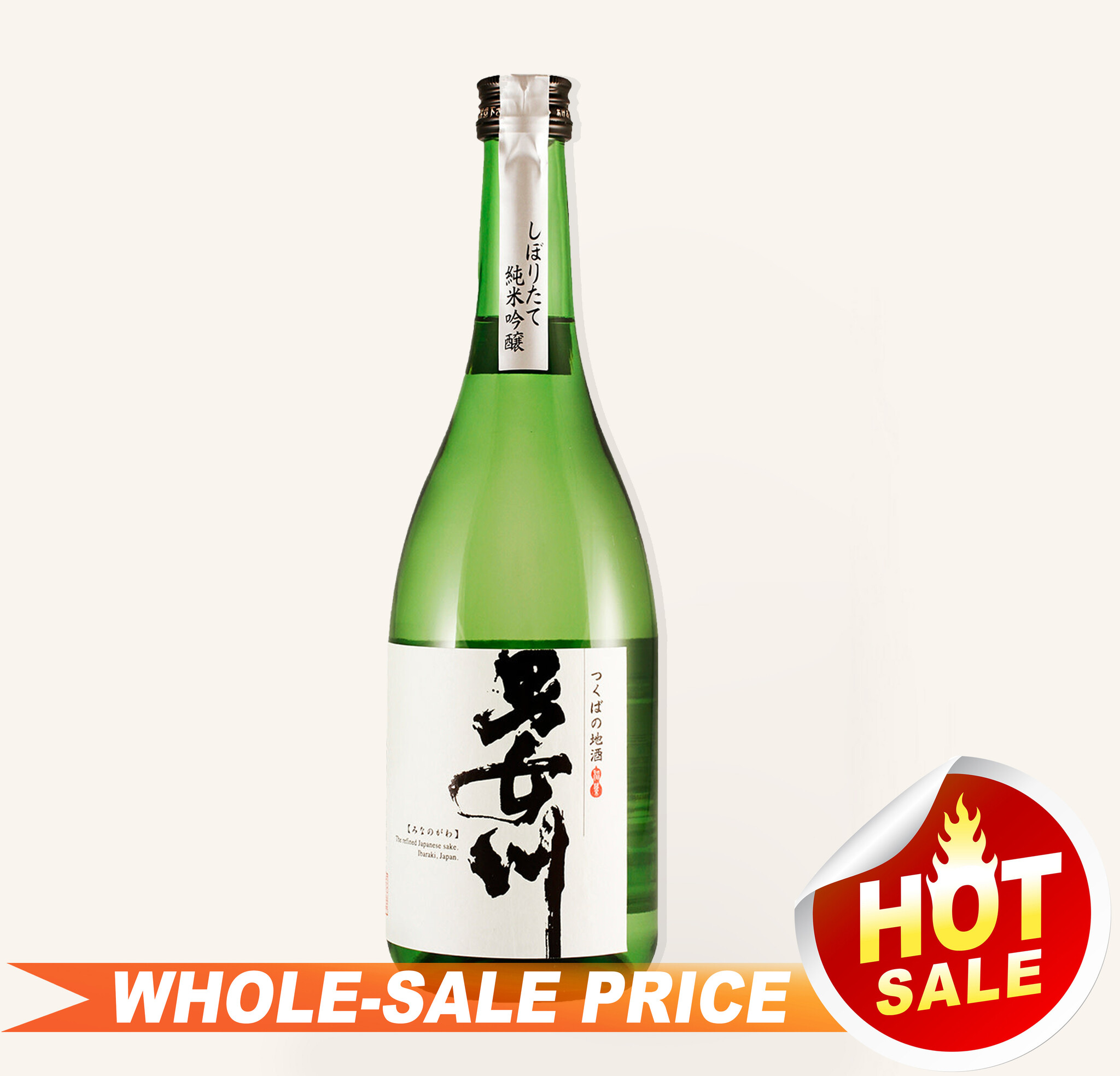Minanogawa Junmai Ginjo Muroka Sake 720ml 男女川純米吟醸酒無濾過