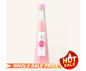 Momo Junmai Nigori White Peach Miyashita Brewery 300ml 純米桃濁り