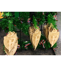 Wooden Raider Ornament