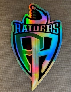 Stickermule Raiders Holographic Stickers