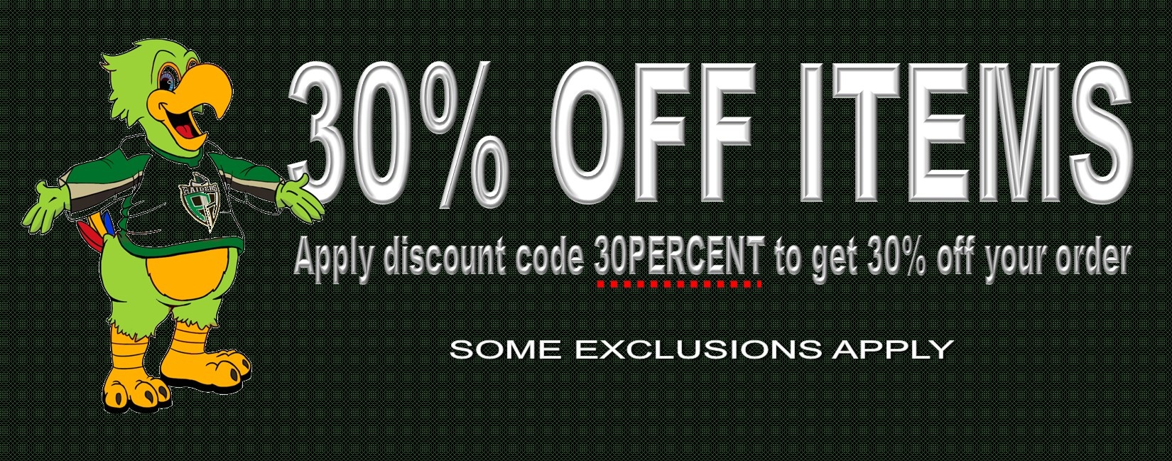 30% OFF ITEMS