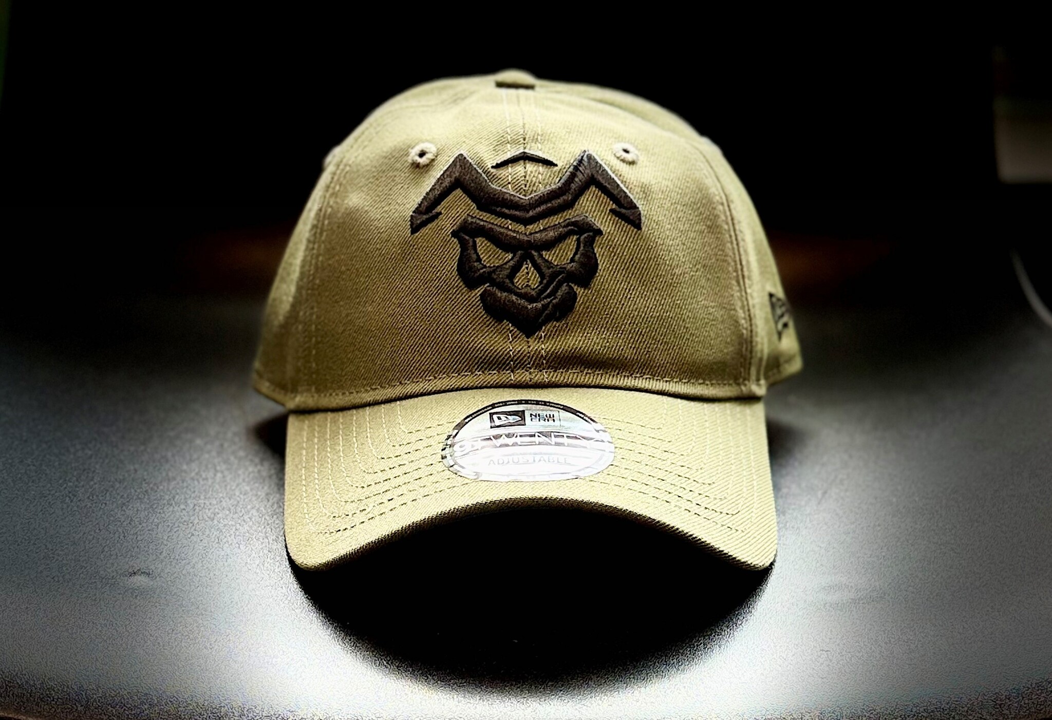 Raiders 920 Olive Black Skull