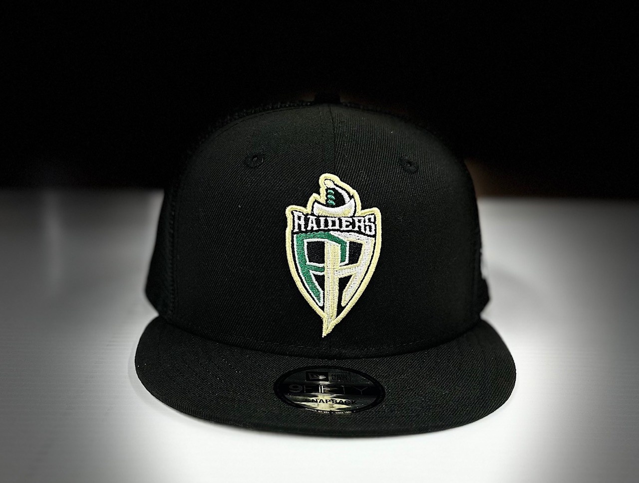 NE Raider BlackTrucker Hat 950