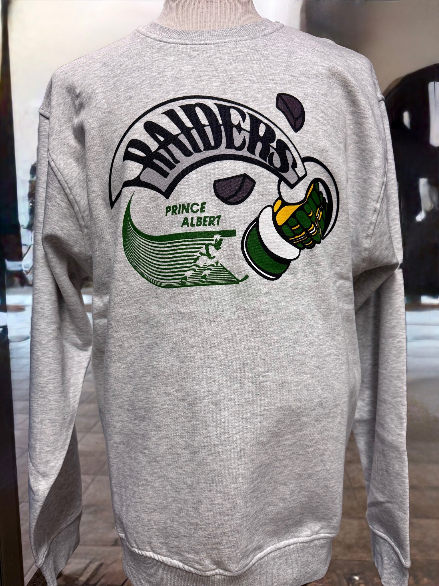 Raiders Crewneck - Ash Heather