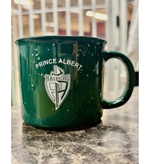 Raiders Campfire Green Ceramic Mugs