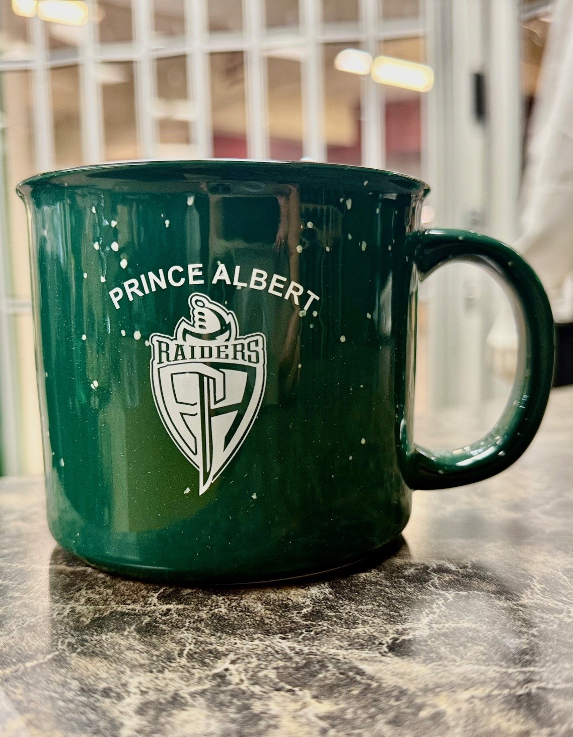 Raiders Campfire Green Ceramic Mugs