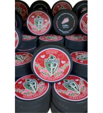 Raiders Valentine's Day Game Puck