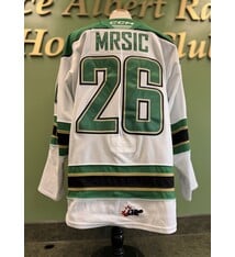 CCM White Game Worn Jerseys