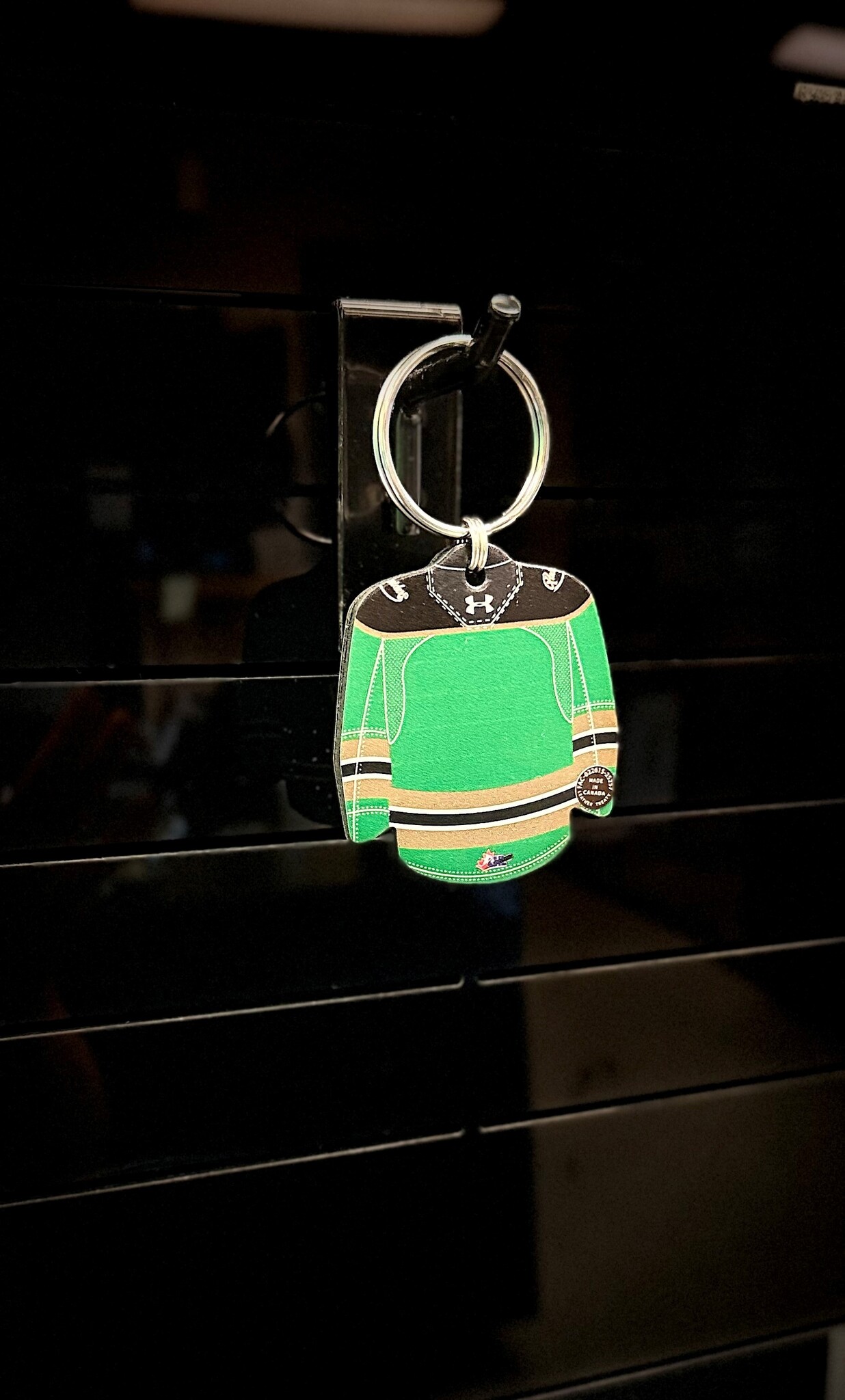 Leather Treaty Keychain - Double Sided - Jersey