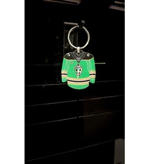 Leather Treaty Keychain - Double Sided - Jersey