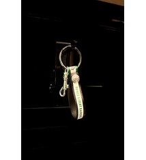 Leather Treaty Loop Keychain w/Claw