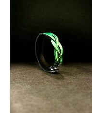 Leather Treaty Single Braid Bracelet