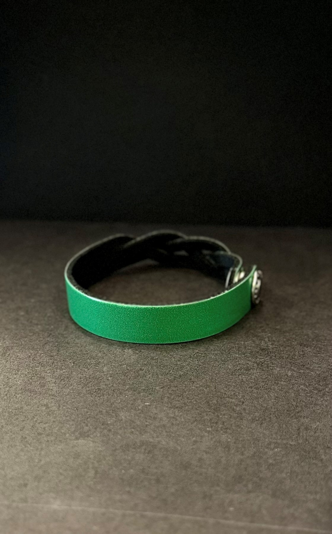 Leather Treaty Single Braid Bracelet