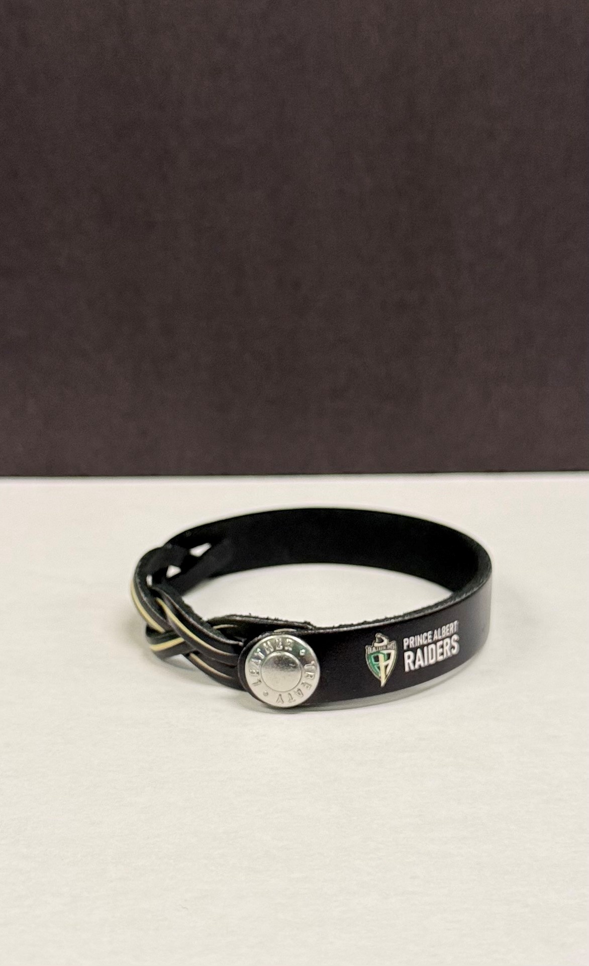 Leather Treaty Single Braid Bracelet