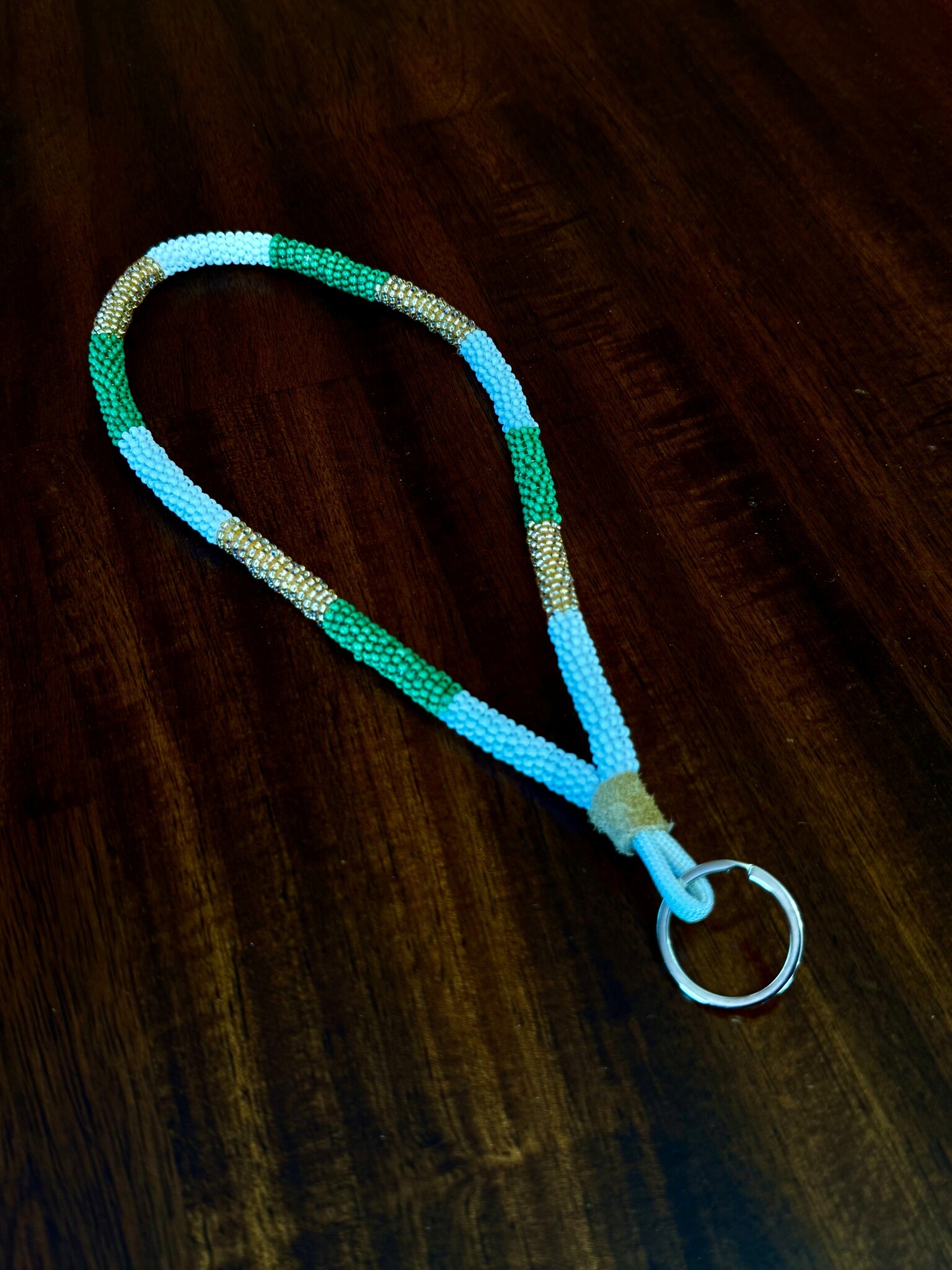 Raiders Beaded Lanyard