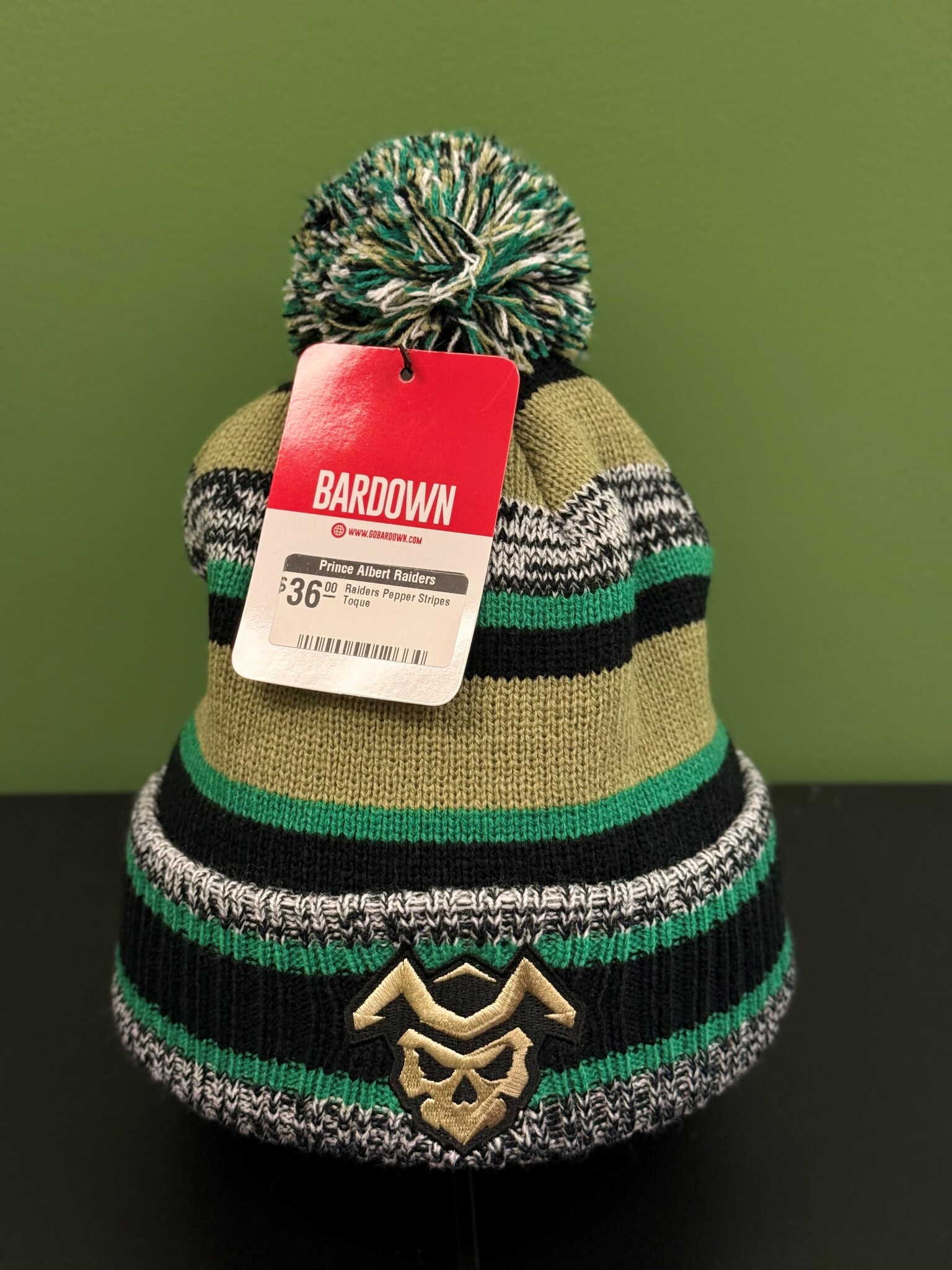 Bardown Raiders Pepper Stripes Toque