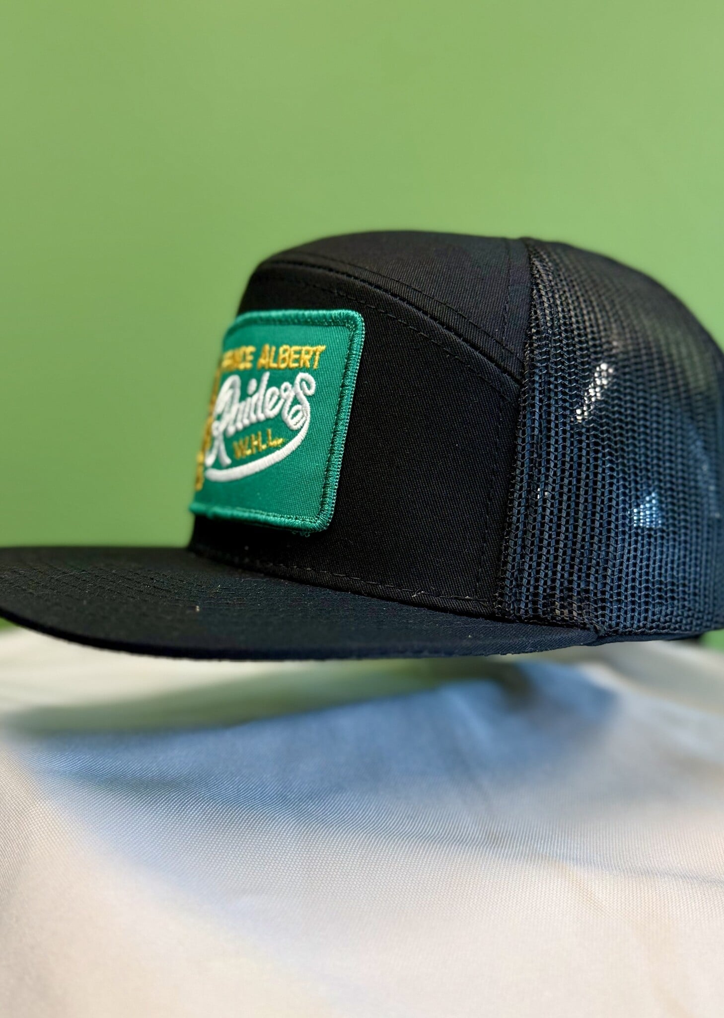 AJM Raider Retro Trucker Patch Hat