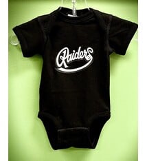 Rabbitskin Raiders Black Infant Onesie