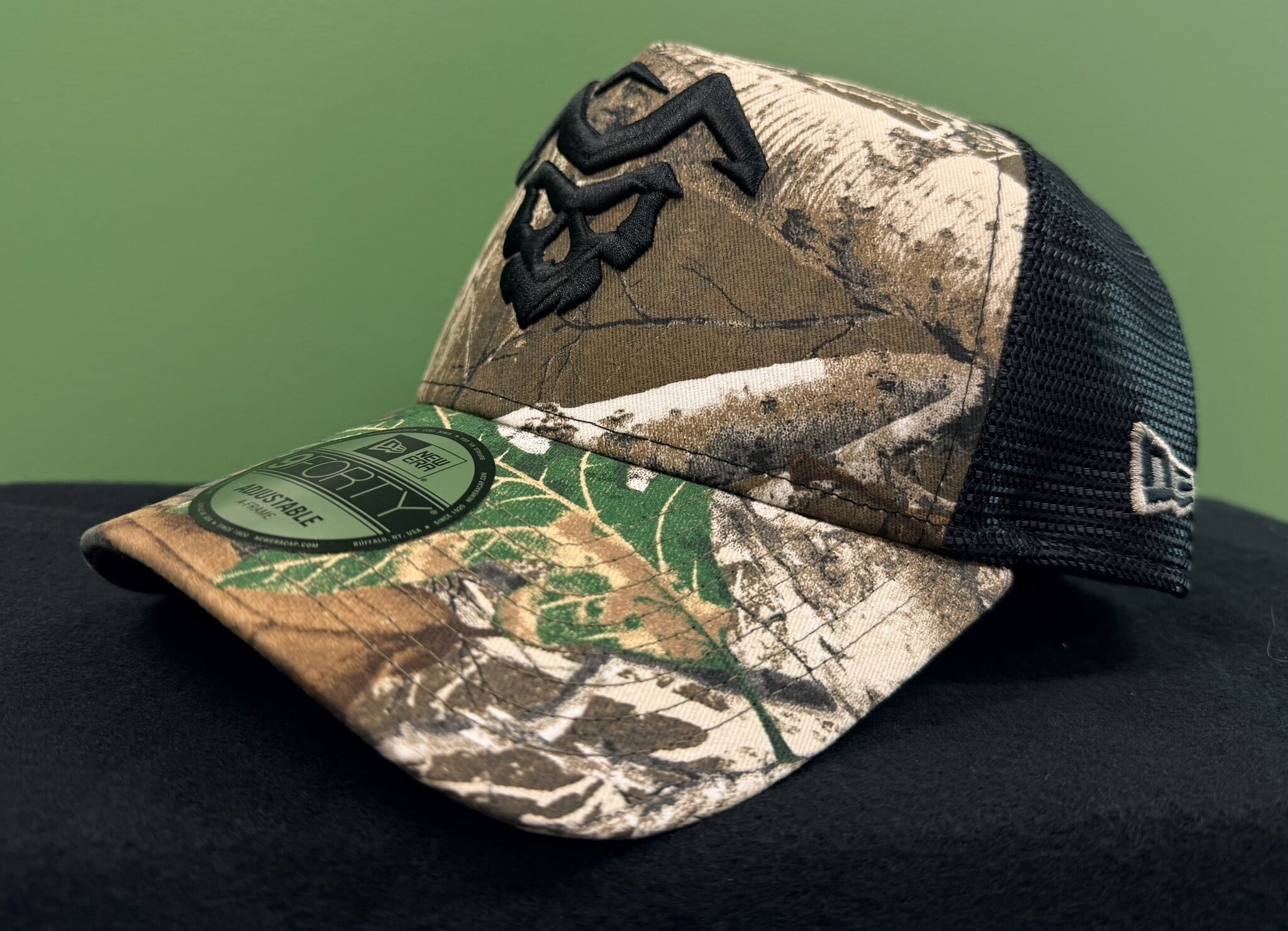 Raiders New Era Real Tree SKULL