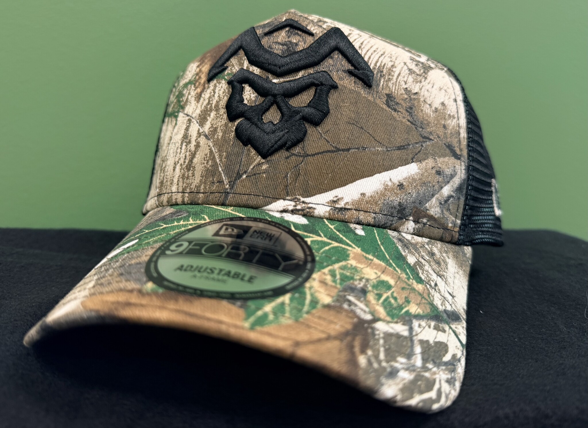Raiders New Era Real Tree SKULL
