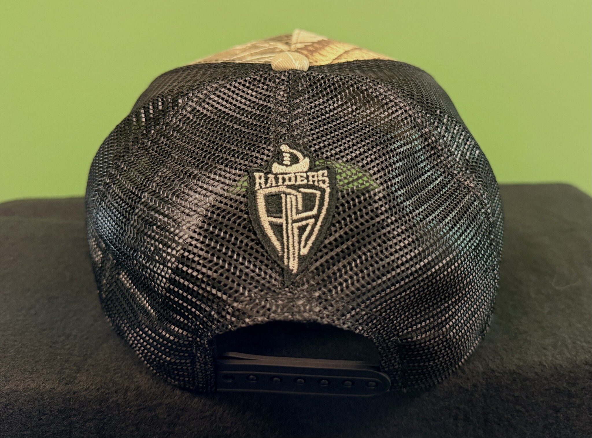 Raiders New Era Real Tree SKULL