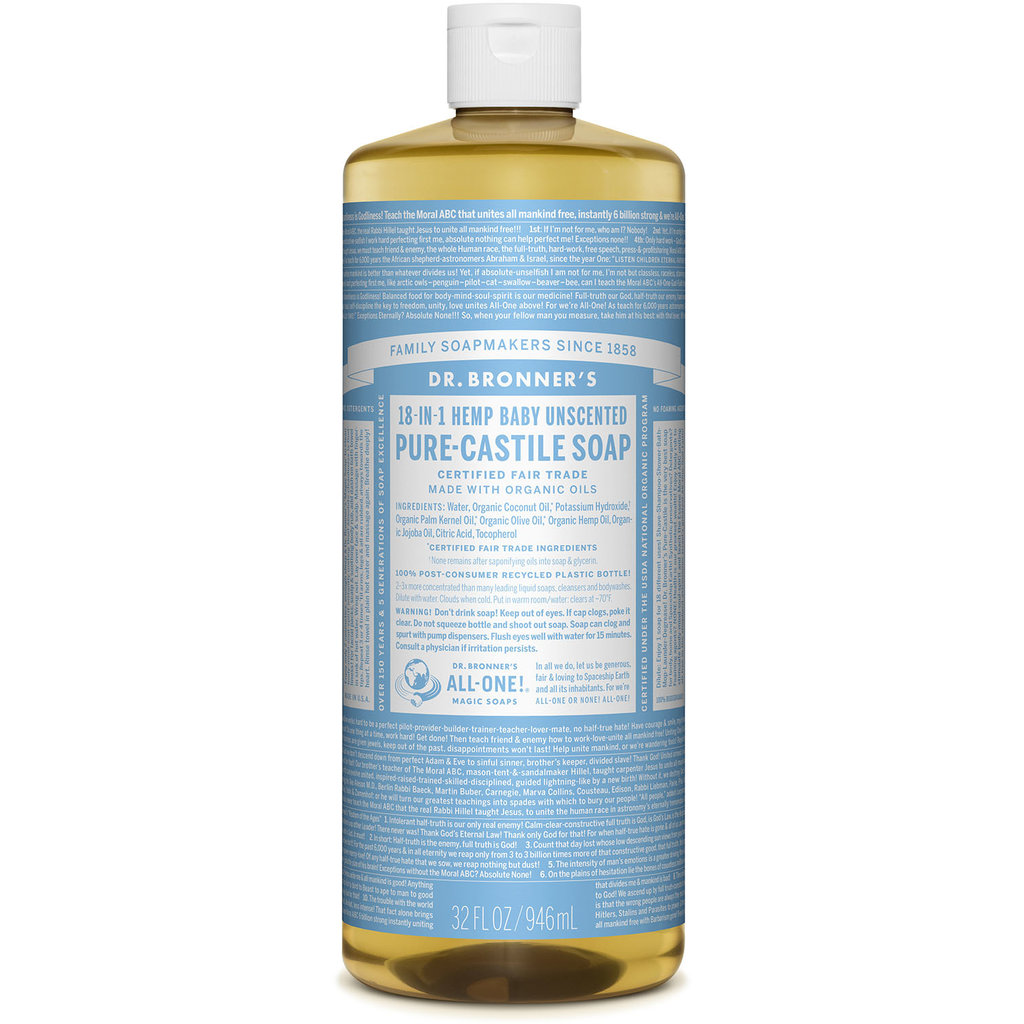 Dr. Bronner's Castile Soap Unscented