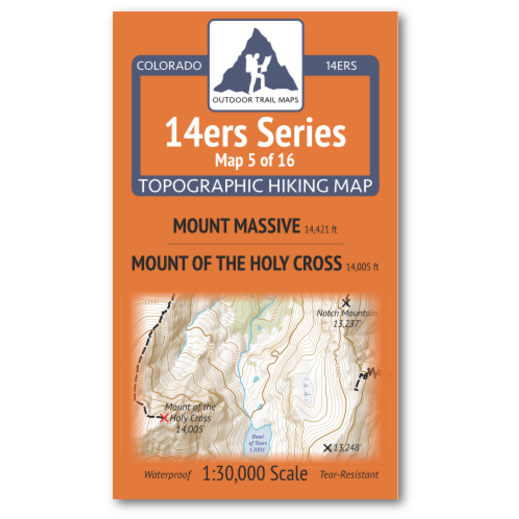 Outdoor Trail Maps Colorado 14ers Series Maps