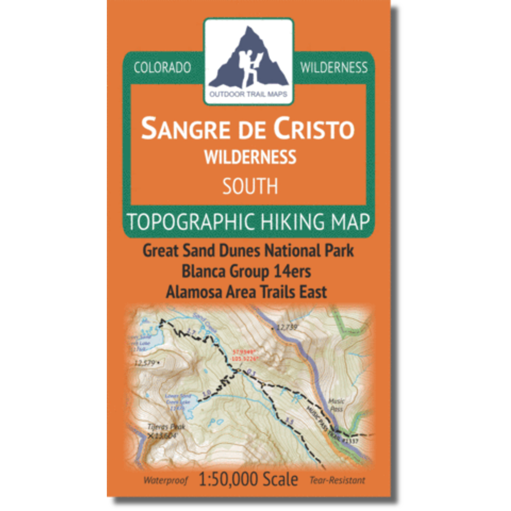 Outdoor Trail Maps Colorado Wilderness Series Maps