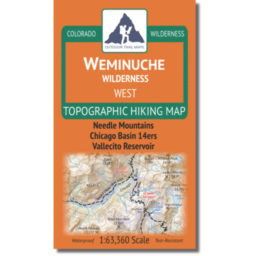 Outdoor Trail Maps Colorado Wilderness Series Maps