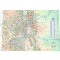 Outdoor Trail Maps Hiker's Map of Colorado