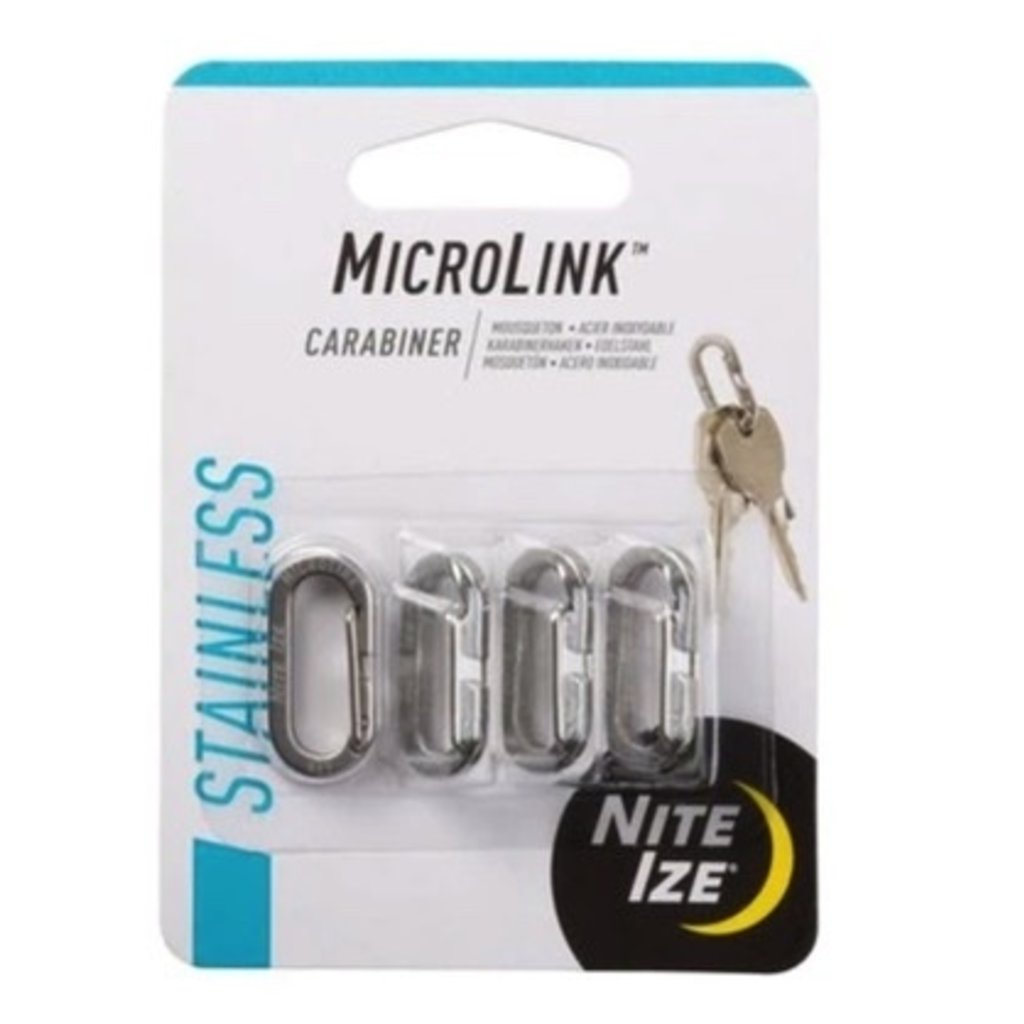 Microlink Carabiner - 4-pack