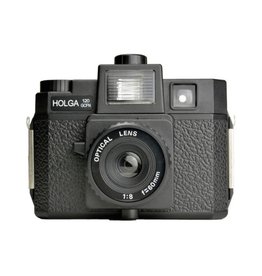 Holga Medium Format Film Camera with Built-in Flash and Glass Lens