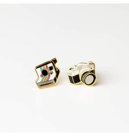 Polariod and SLR Camera Earrings