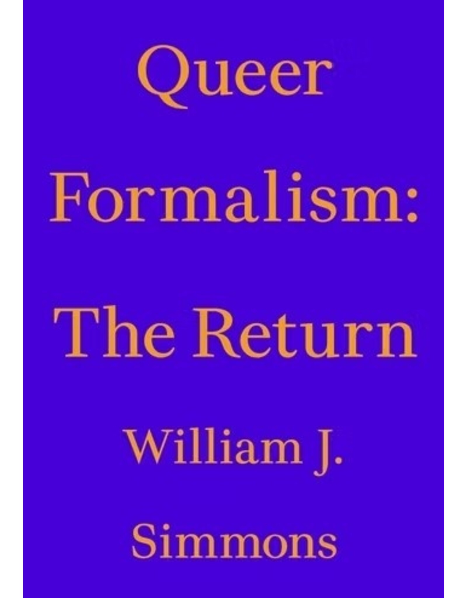 Queer Formalism