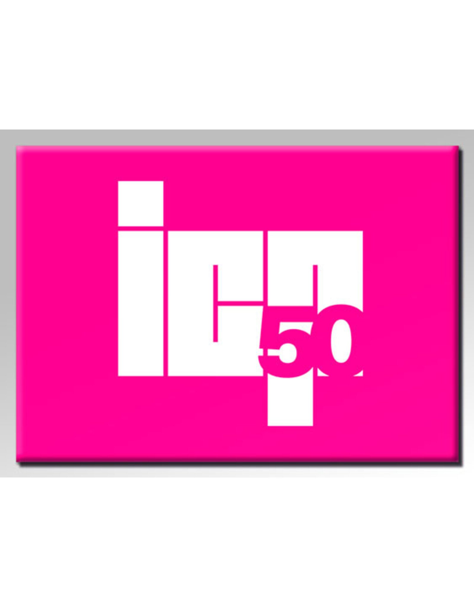 ICP 50 Logo Magnet - Magenta