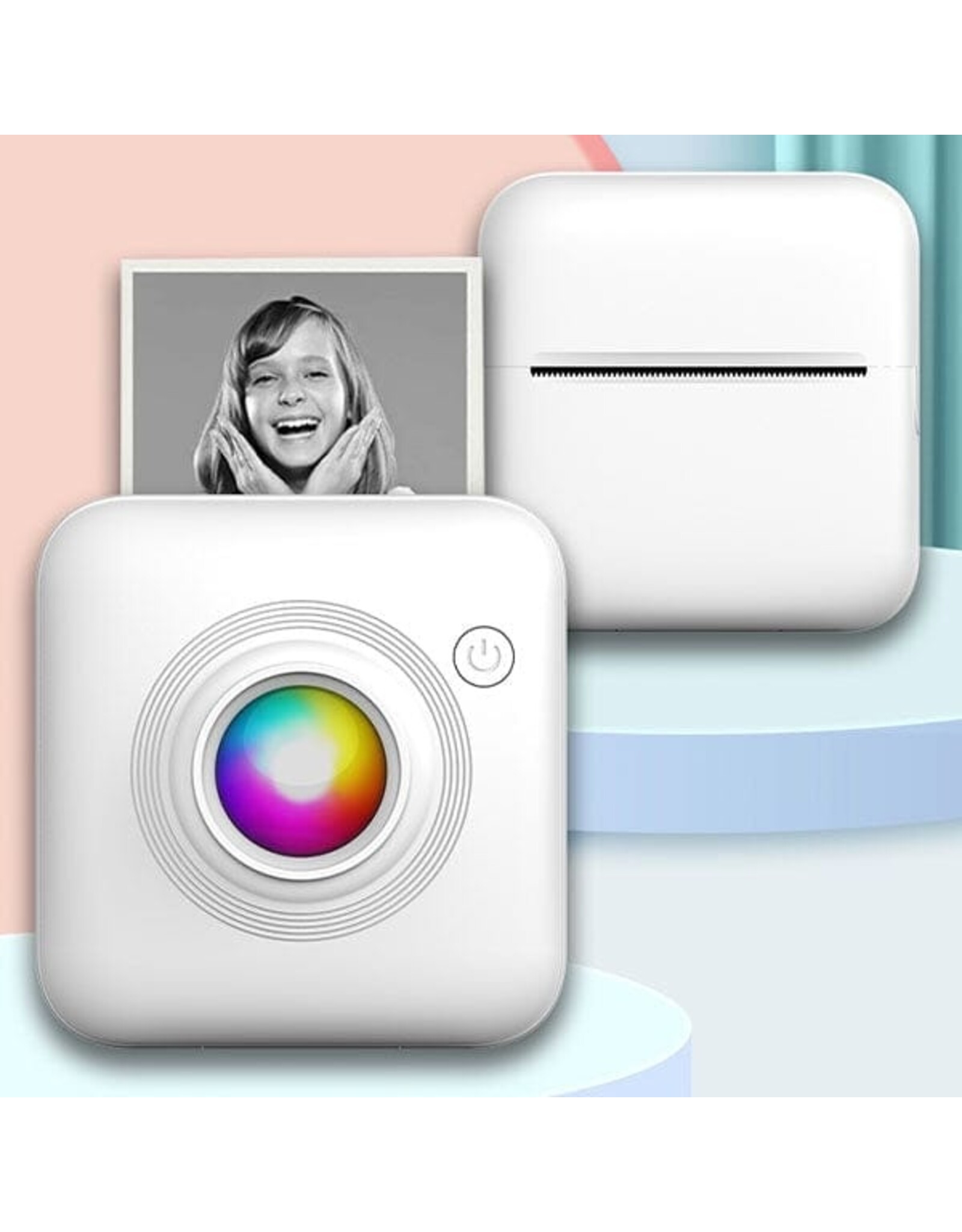 Gearwaves: Mini Portable Inkless Thermal Printer For Phone Photos