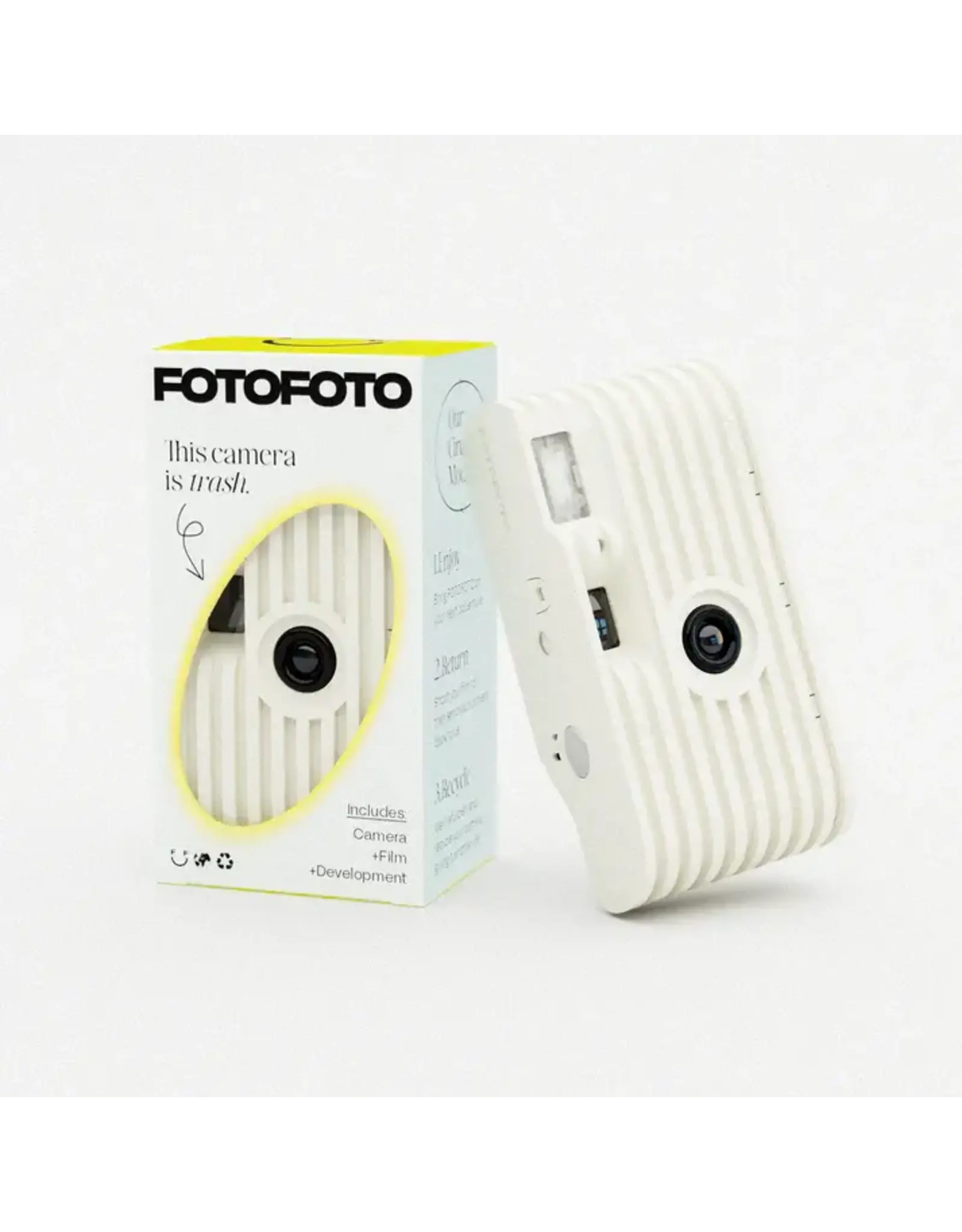 Fotofoto 35mm Film Camera - Aspen (White)