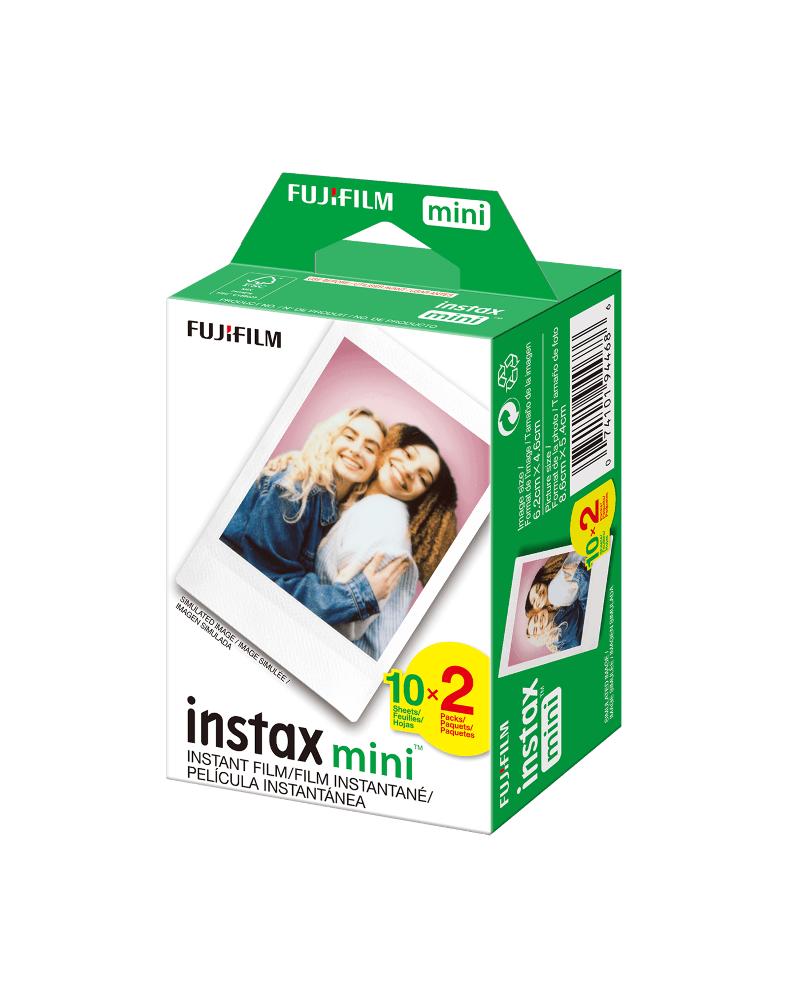 instax MINI Twin Film Pack - 20 Sheets