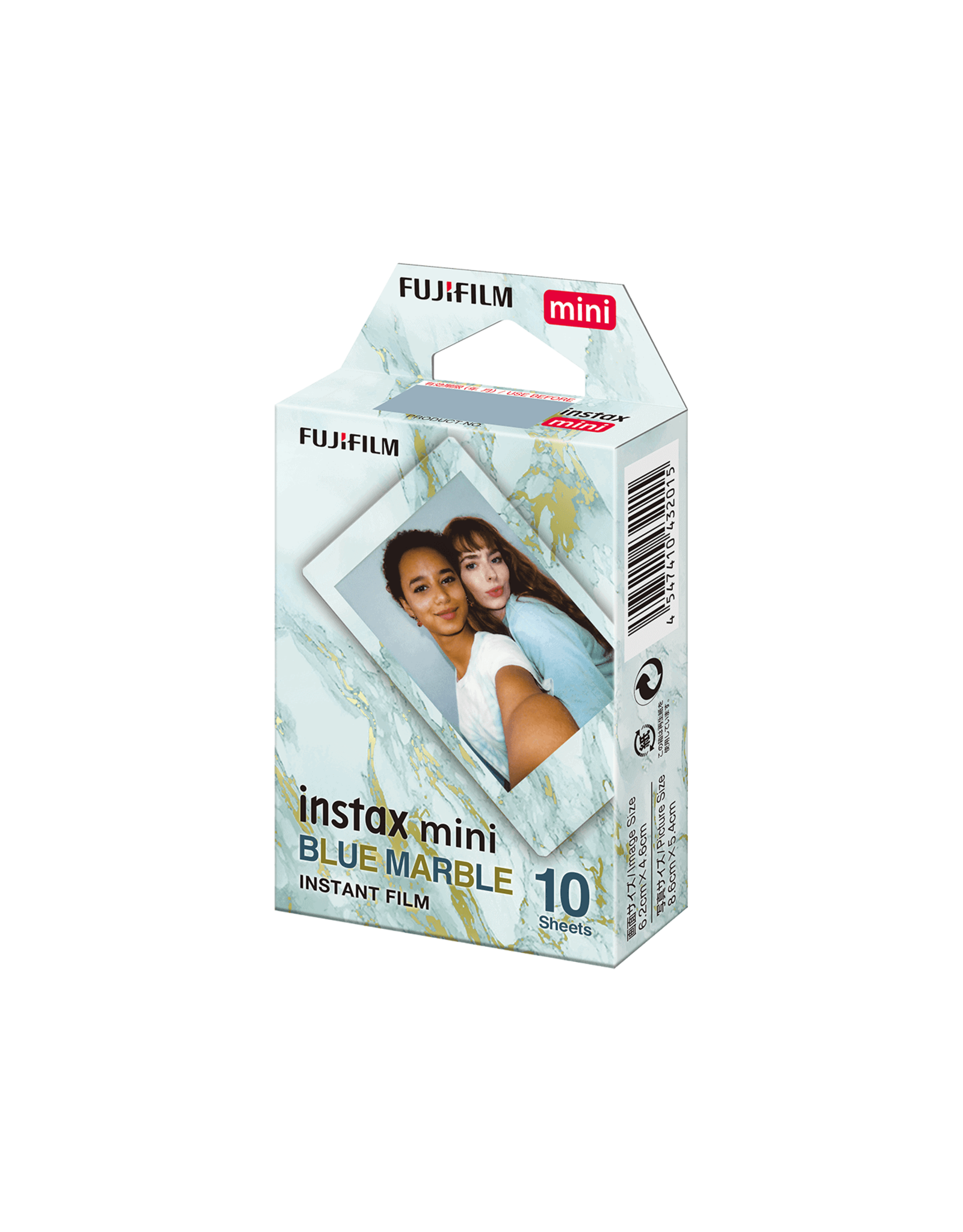 instax MINI Blue Marble Film - 10 Sheets
