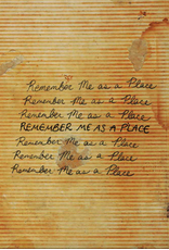 Andrea Sarcos: Remember Me as a Place (Signed)