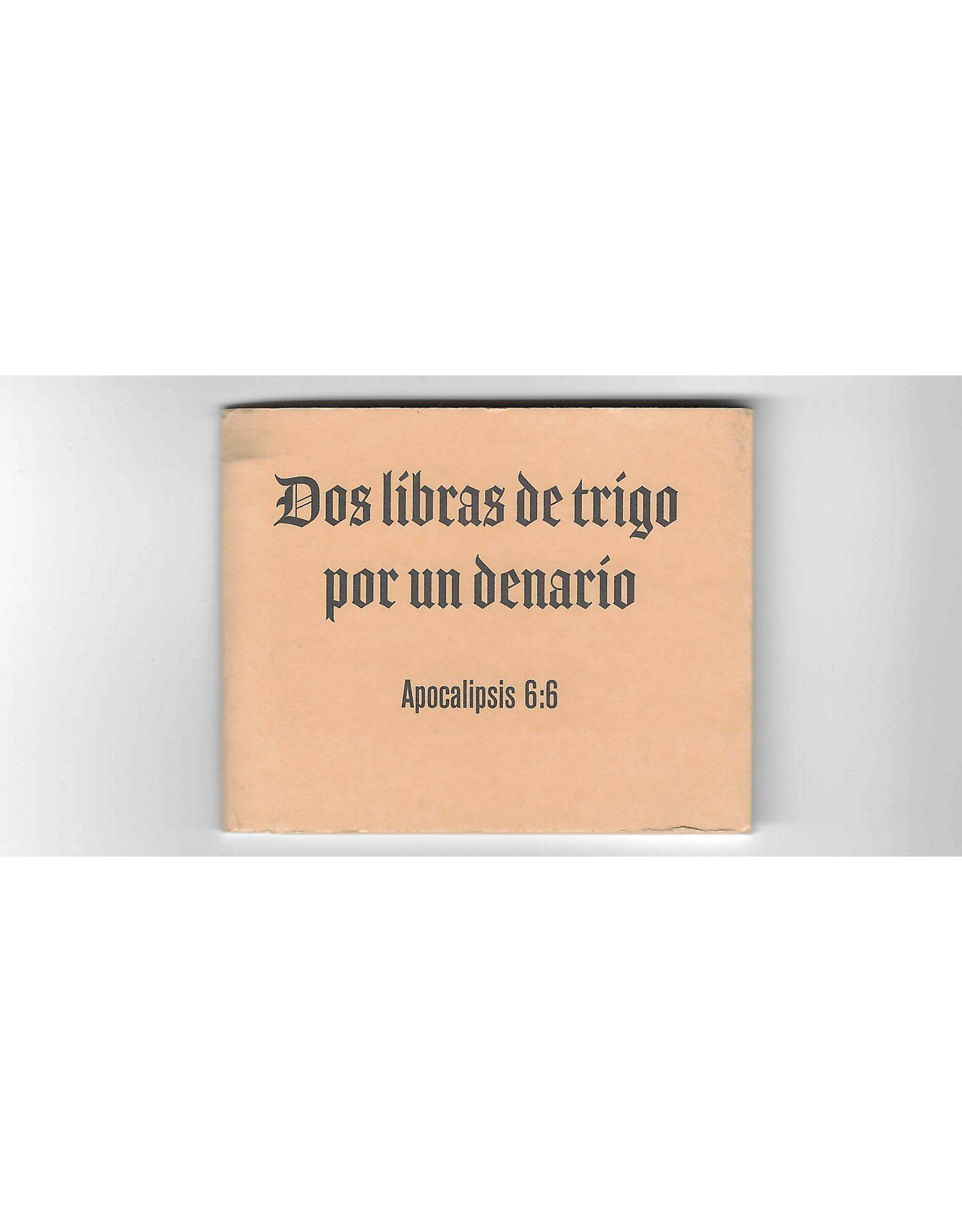 Relampago: Dos libras de trigo por un denario
