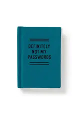 Definitely Not My Passwords - Password Diary